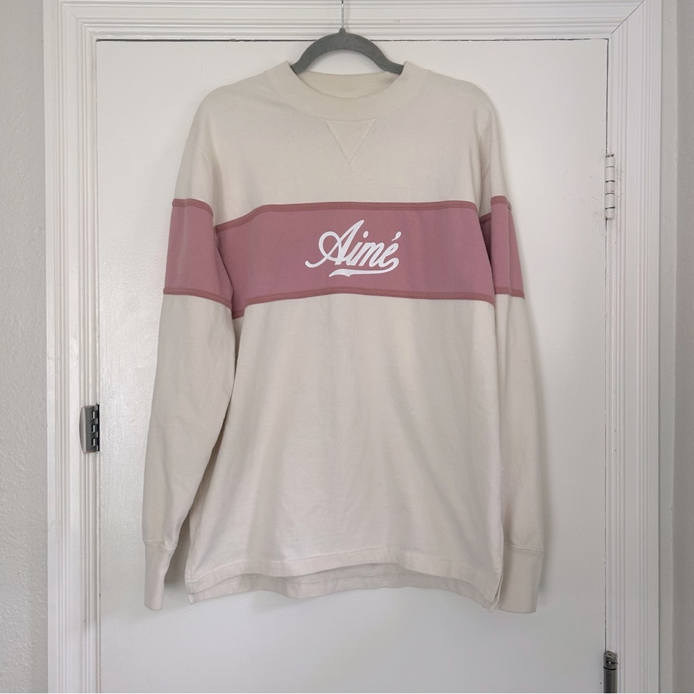 Aimé Leon Dore Rugby Crewneck Natural Dusty Clay L